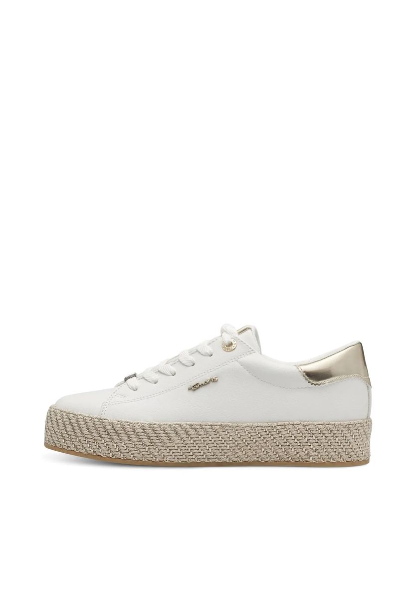 Plateau-Sneaker im Espadrille-Stil