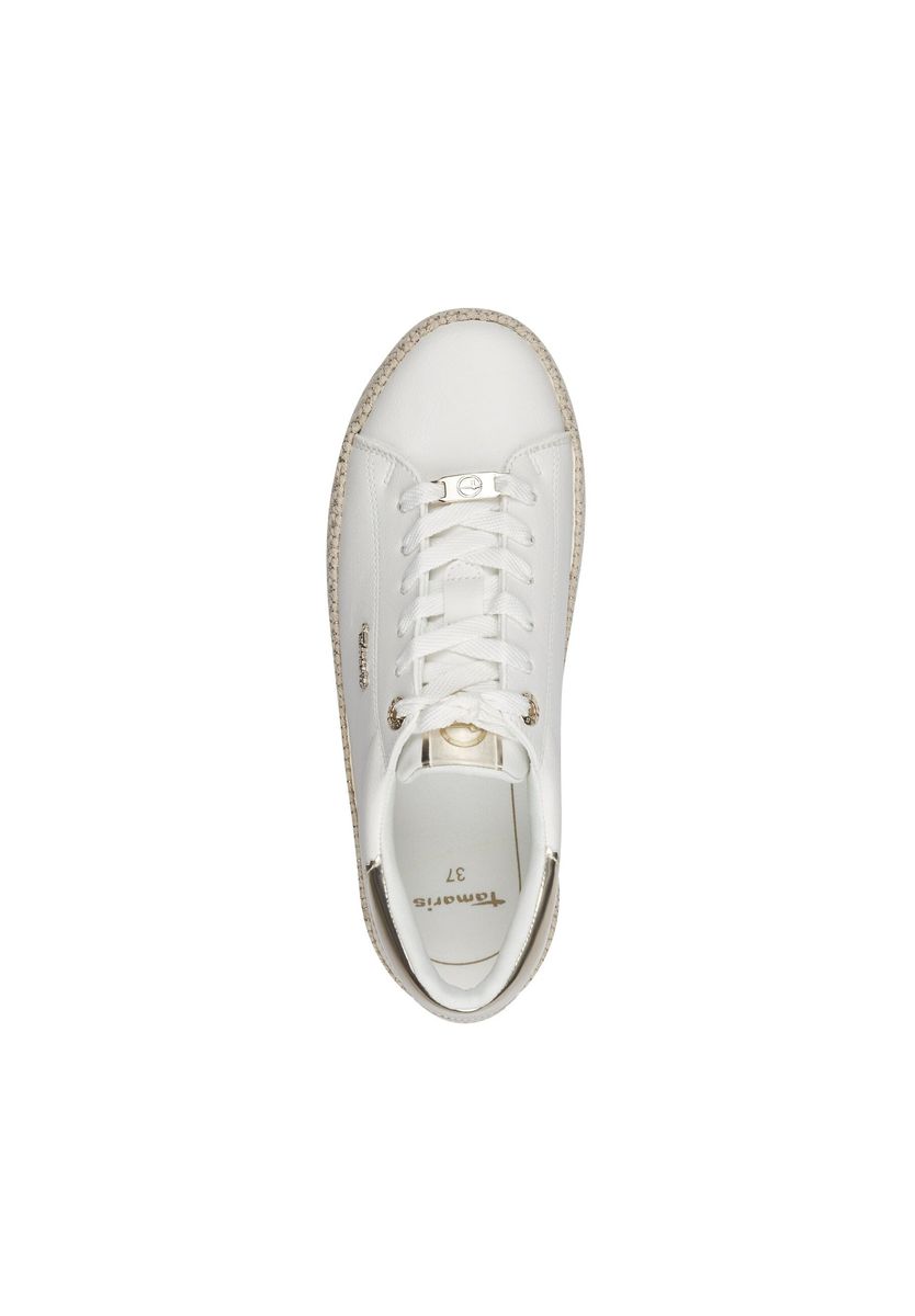 Plateau-Sneaker im Espadrille-Stil