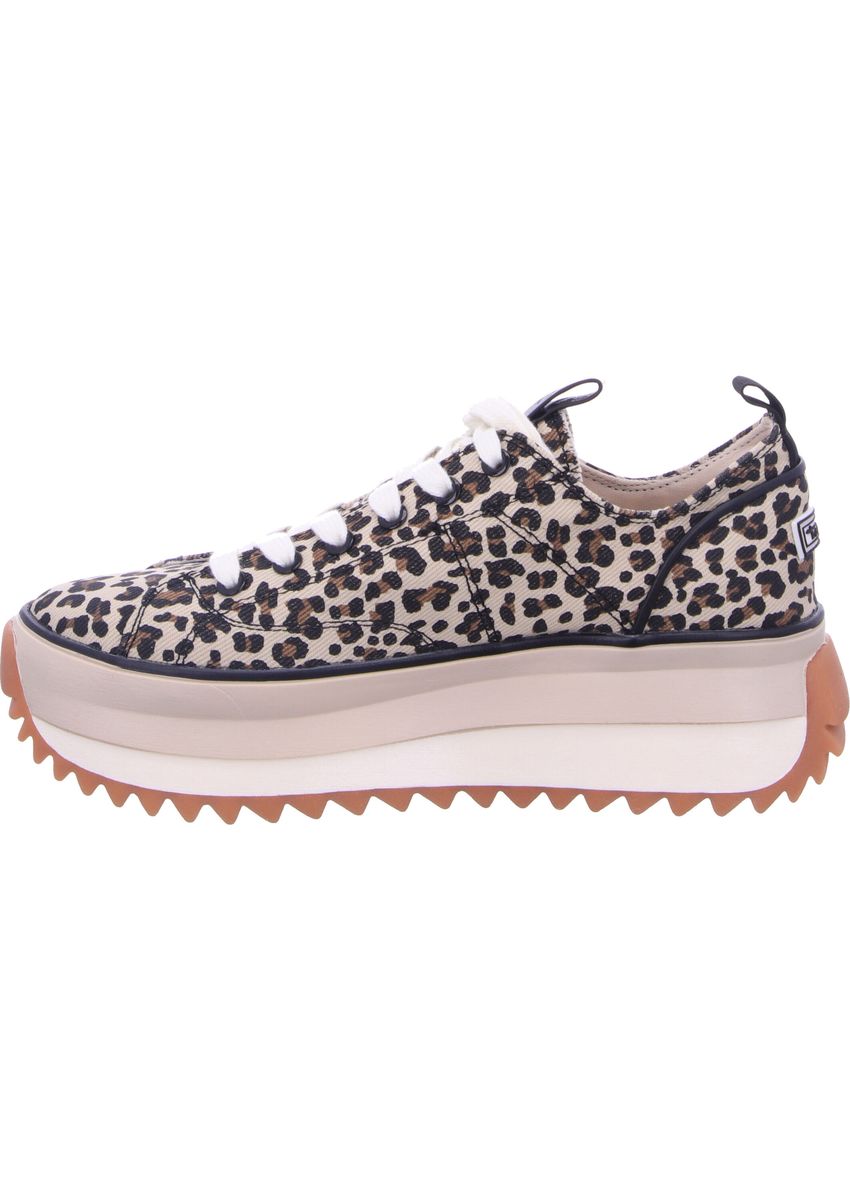 Leopard-Print Plateau-Sneaker