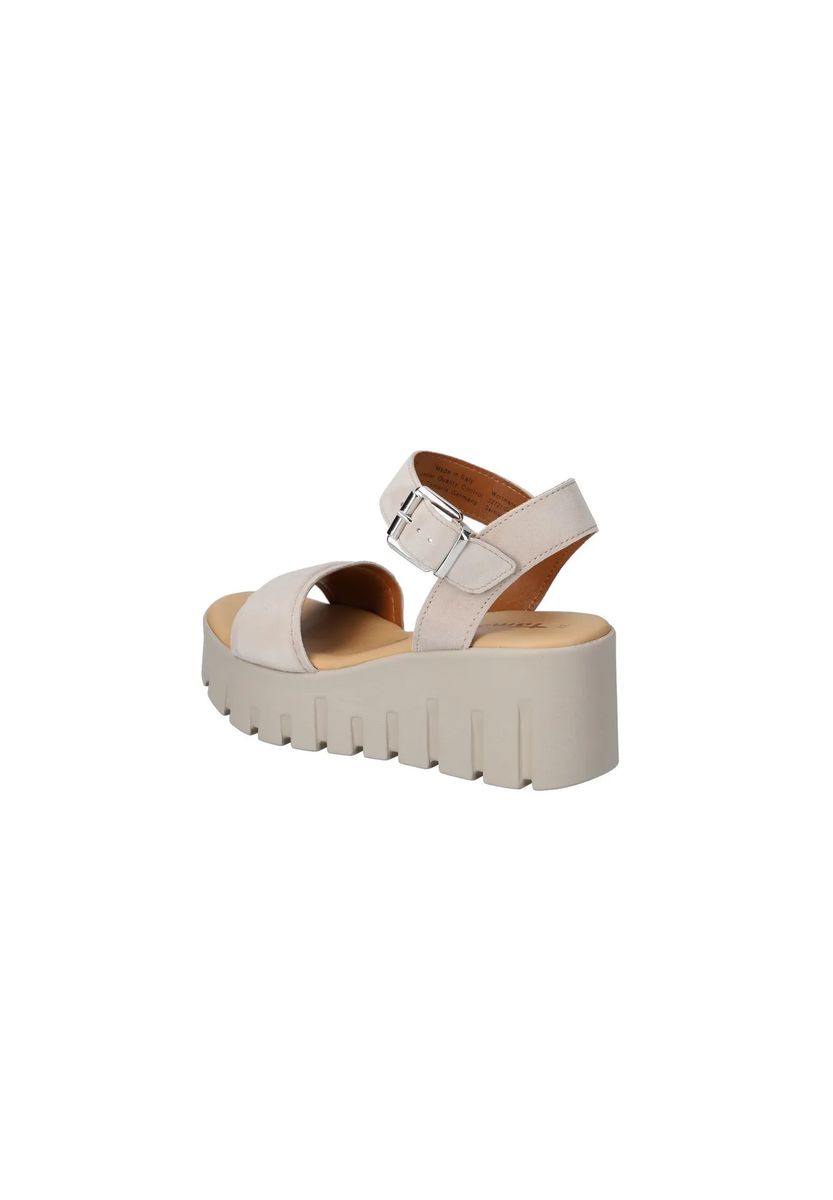 Chunky Keilsandaletten mit Plateausohle