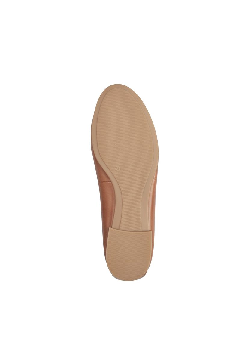 Zeitlose Leder-Ballerinas mit Schleifendetail