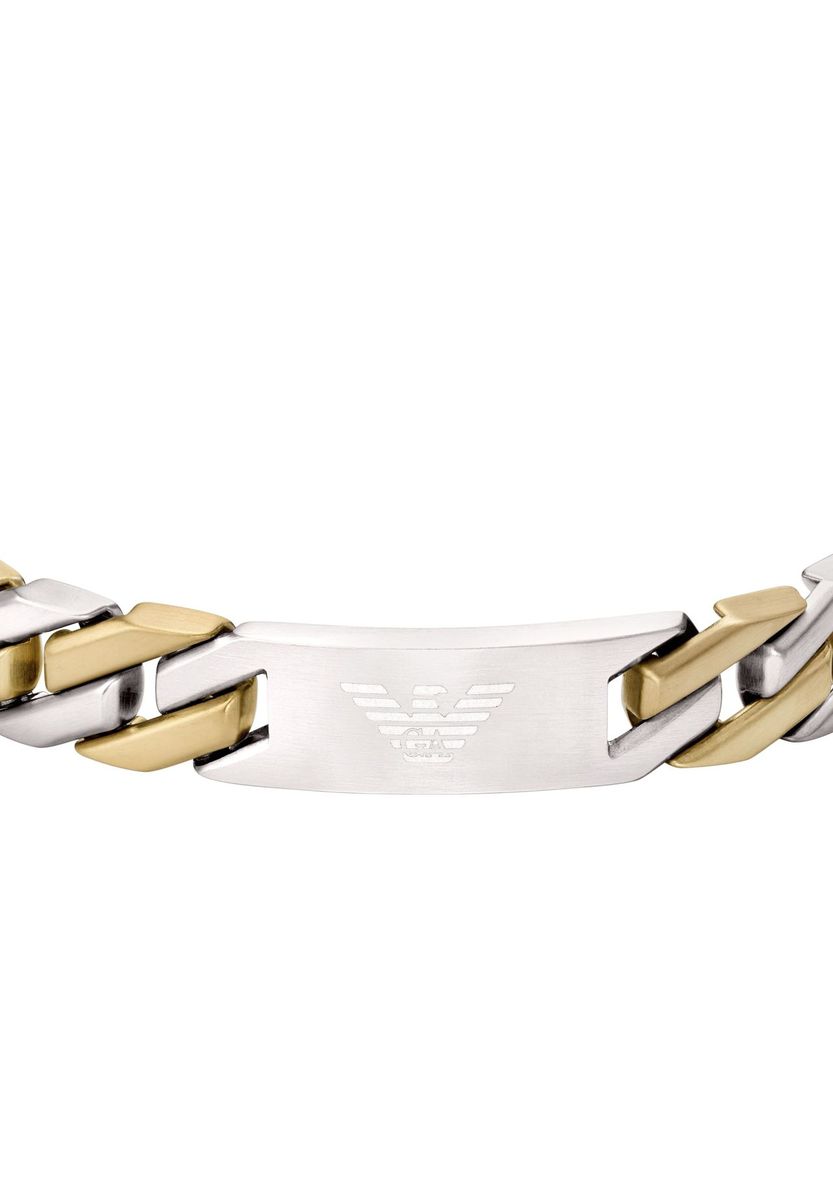 Zweifarbige Edelstahlarmband