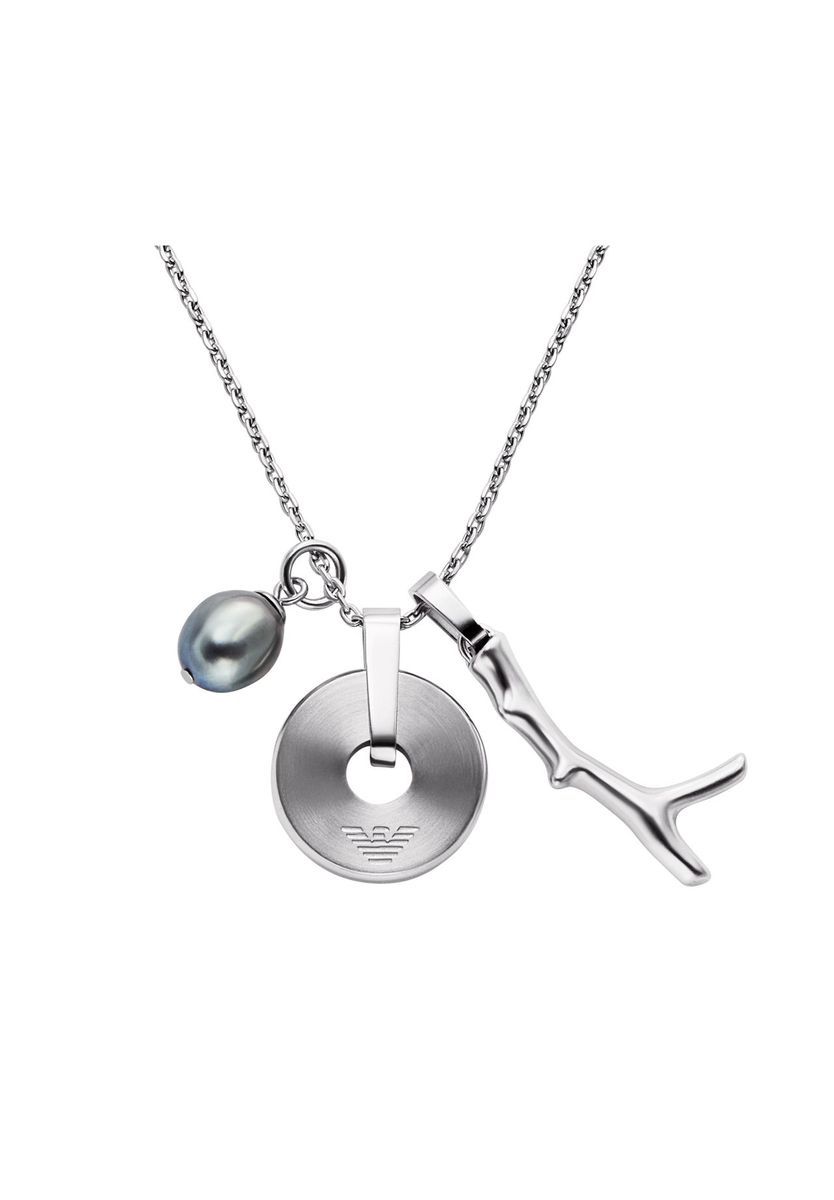 Halskette mit Anhänger aus Edelstahl