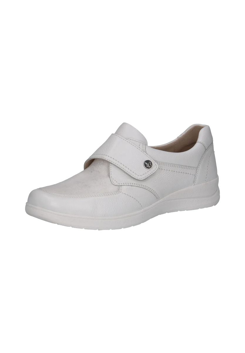 Bequemer Leder-Slipper mit Klettverschluss