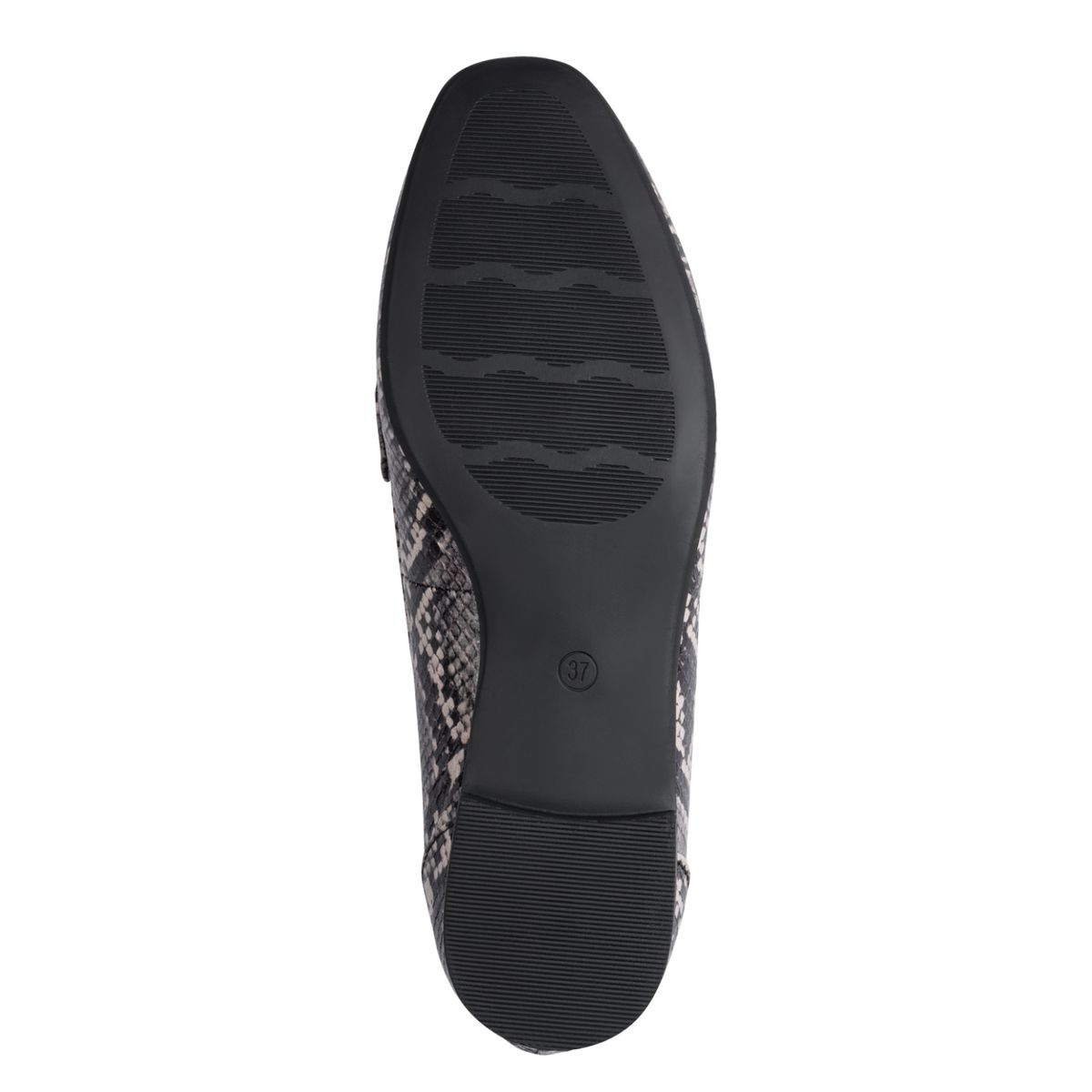 Loafer mit Schlangenmuster und Schnalle