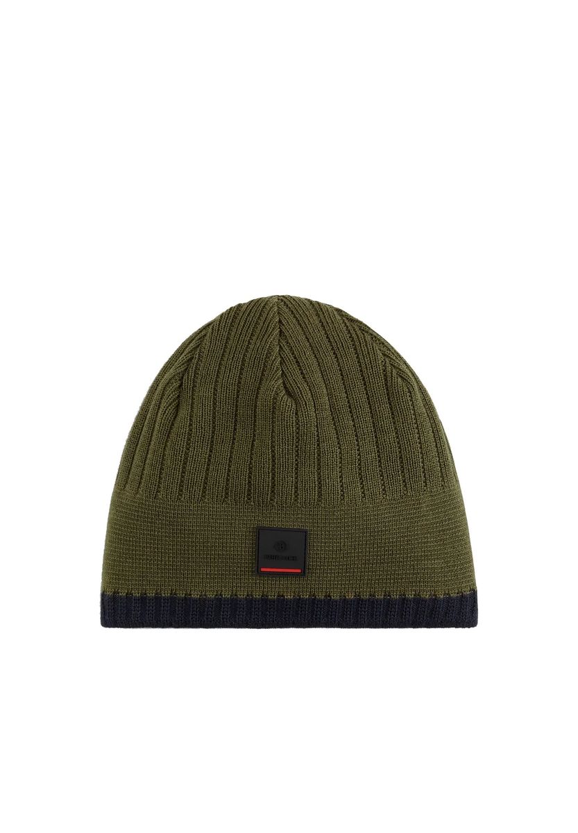 Beanie aus geripptem Woll-Mix