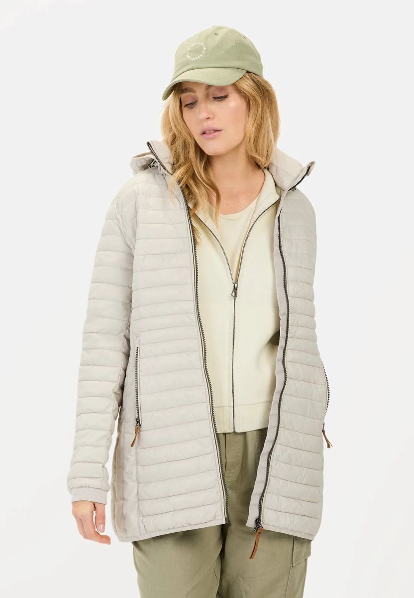 Gesteppte Outdoorjacke mit Kapuze