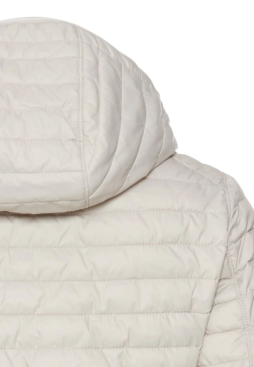 Steppjacke mit Kapuze in Mittellänge
