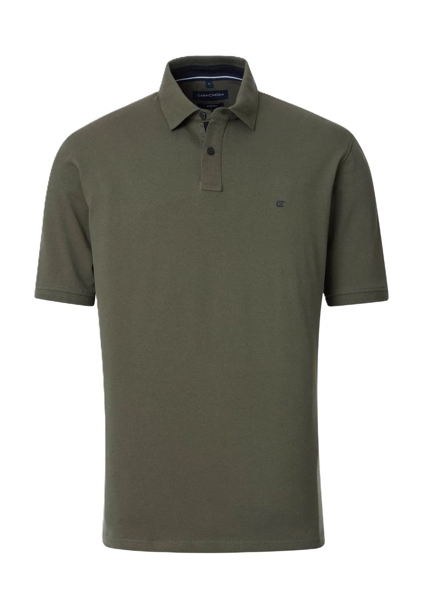 Klassisches Baumwoll-Mix Piqué Poloshirt