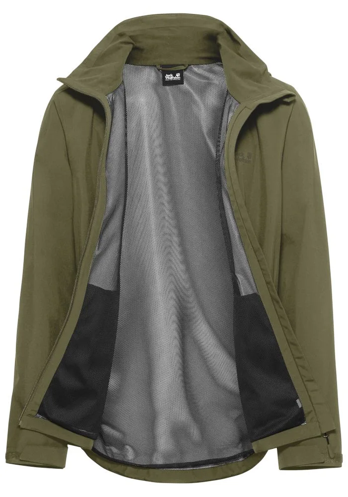 Wasserdichte Outdoor-Funktionsjacke mit Kapuze