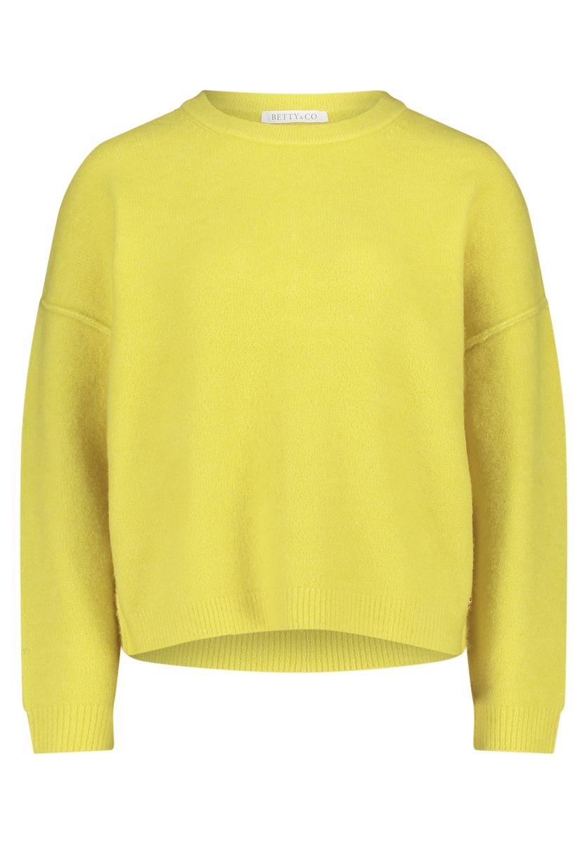 Lockerer Strickpullover in Melange-Optik
