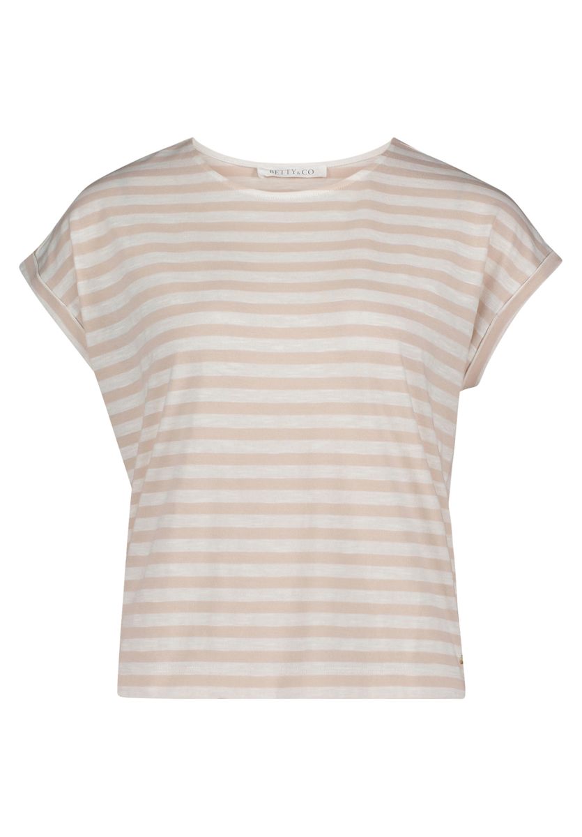 Gestreiftes Rundhals-Shirt