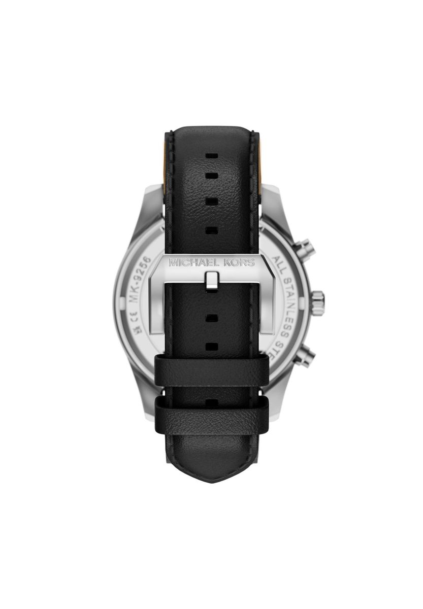 Lexington Chronograph Uhr mit schwarzem Lederarmband