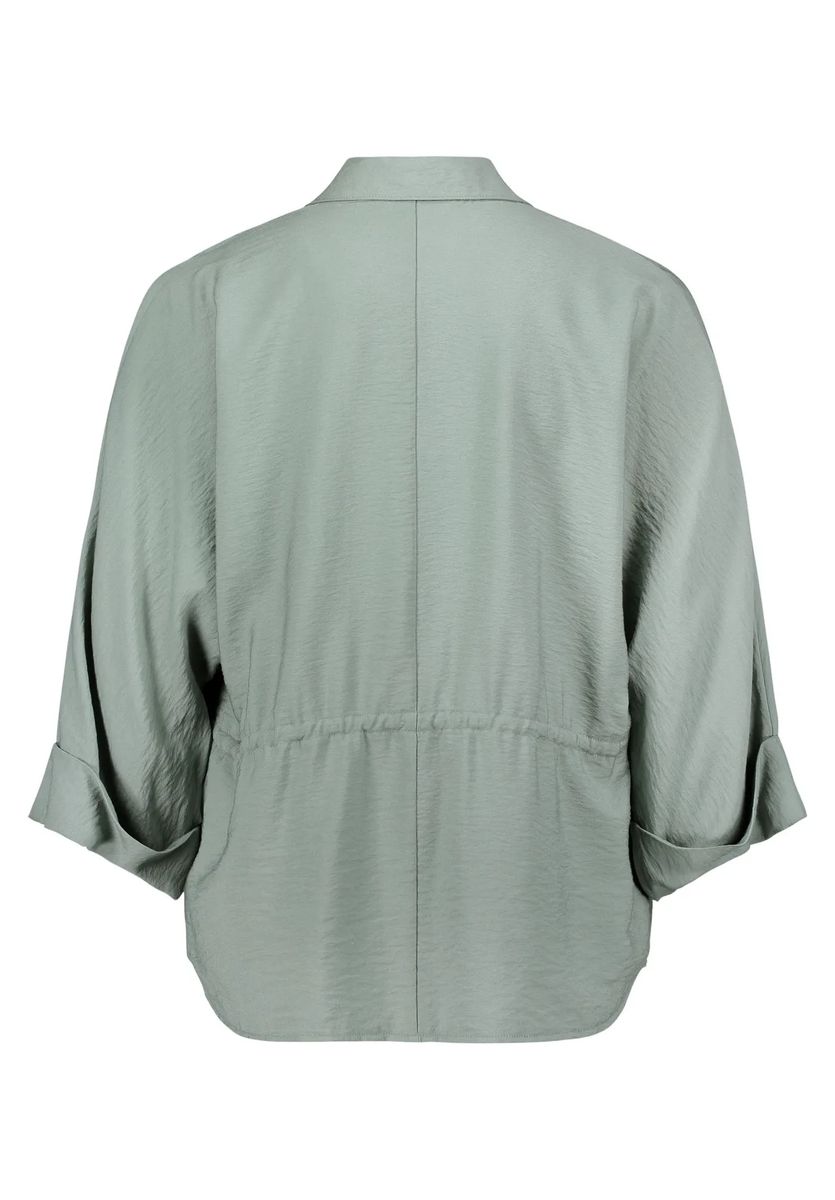 Leichte Utility-Blusenjacke mit Tunnelzug