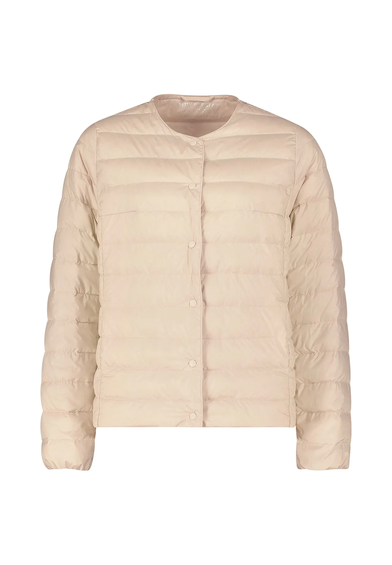 Leichte Steppjacke mit Rundhalsausschnitt