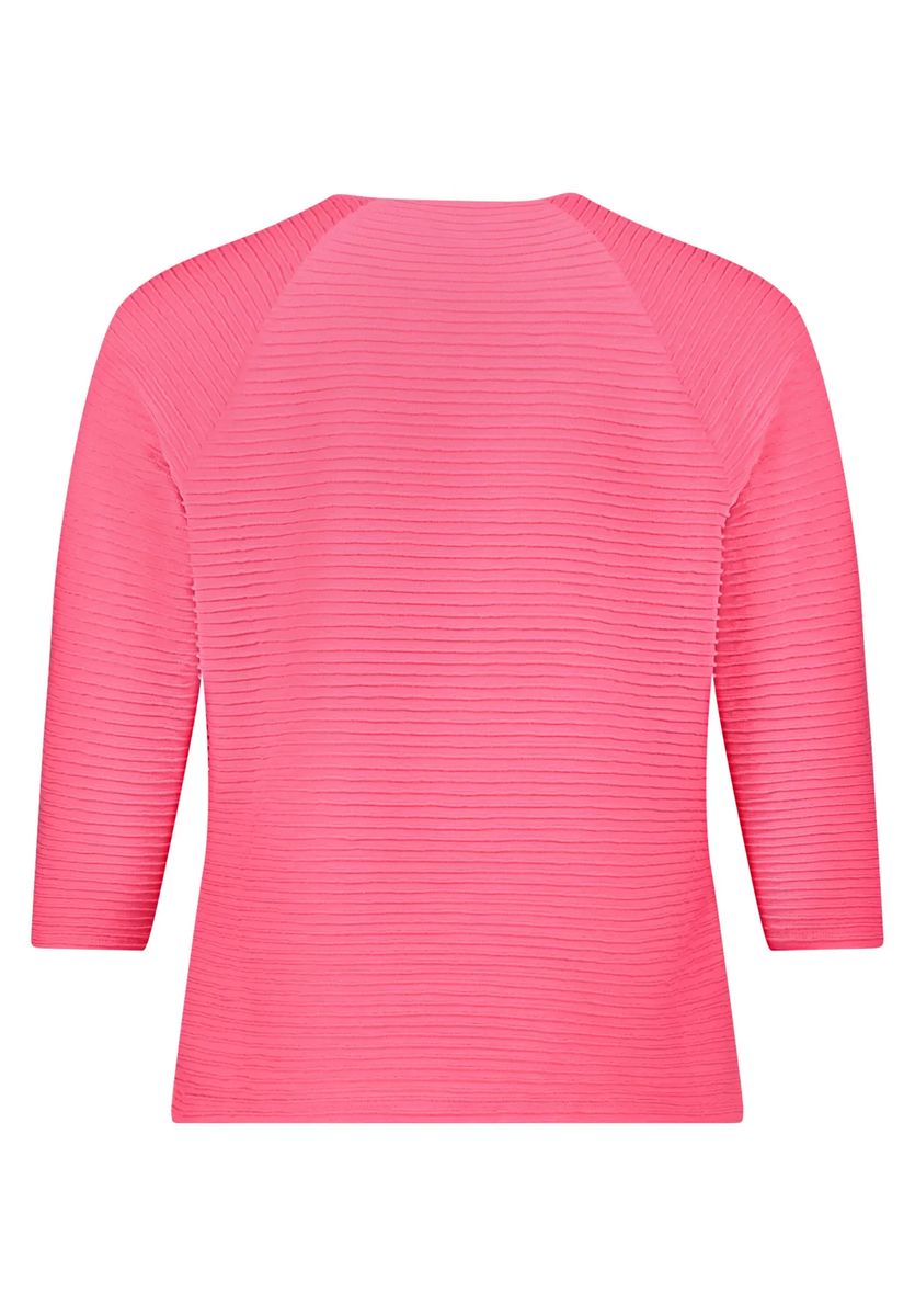 Rippenshirt mit Raglanärmeln