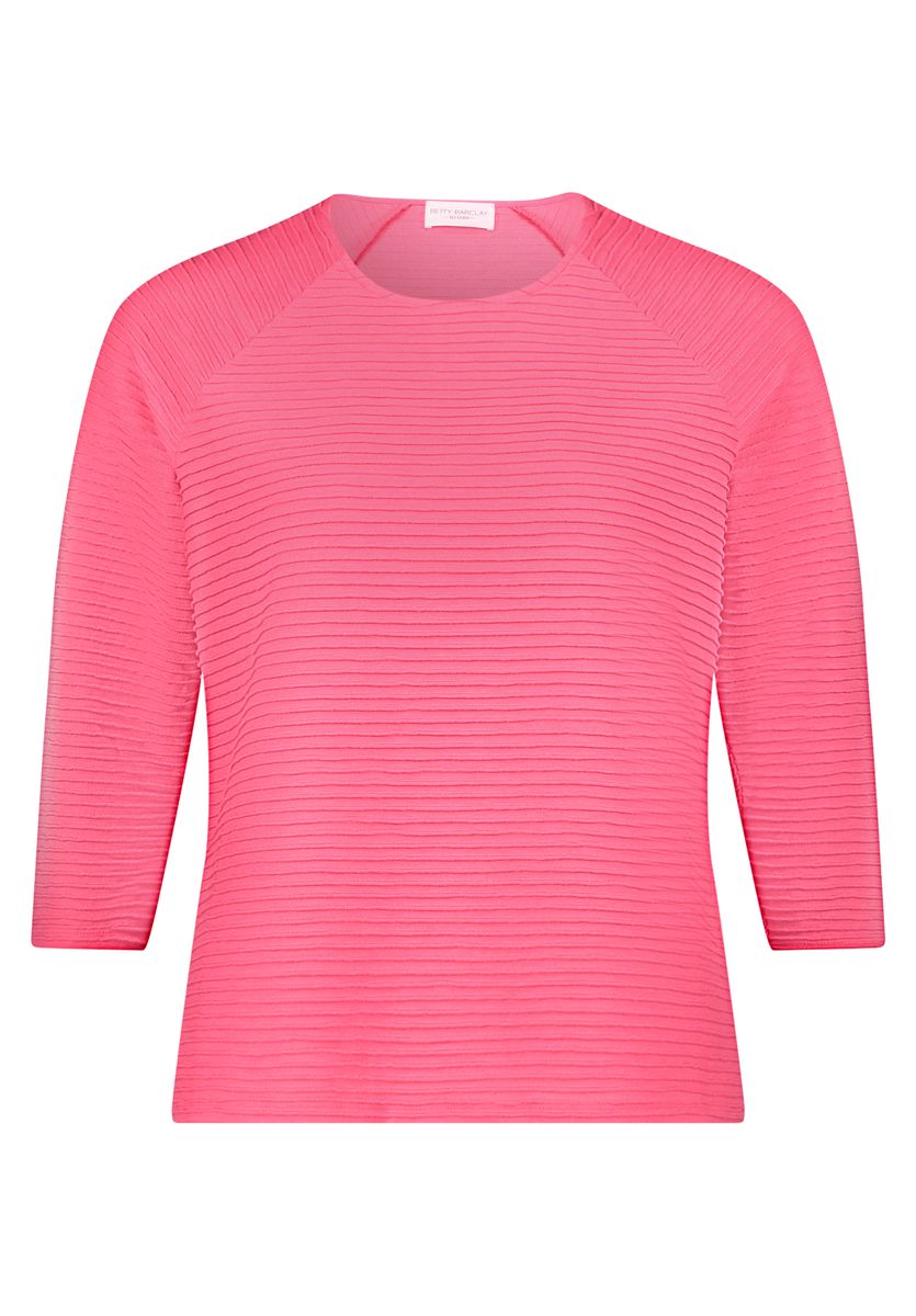Rippenshirt mit Raglanärmeln