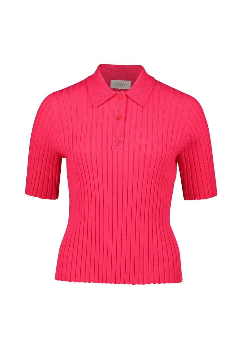 Geripptes Kurzarm-Polo