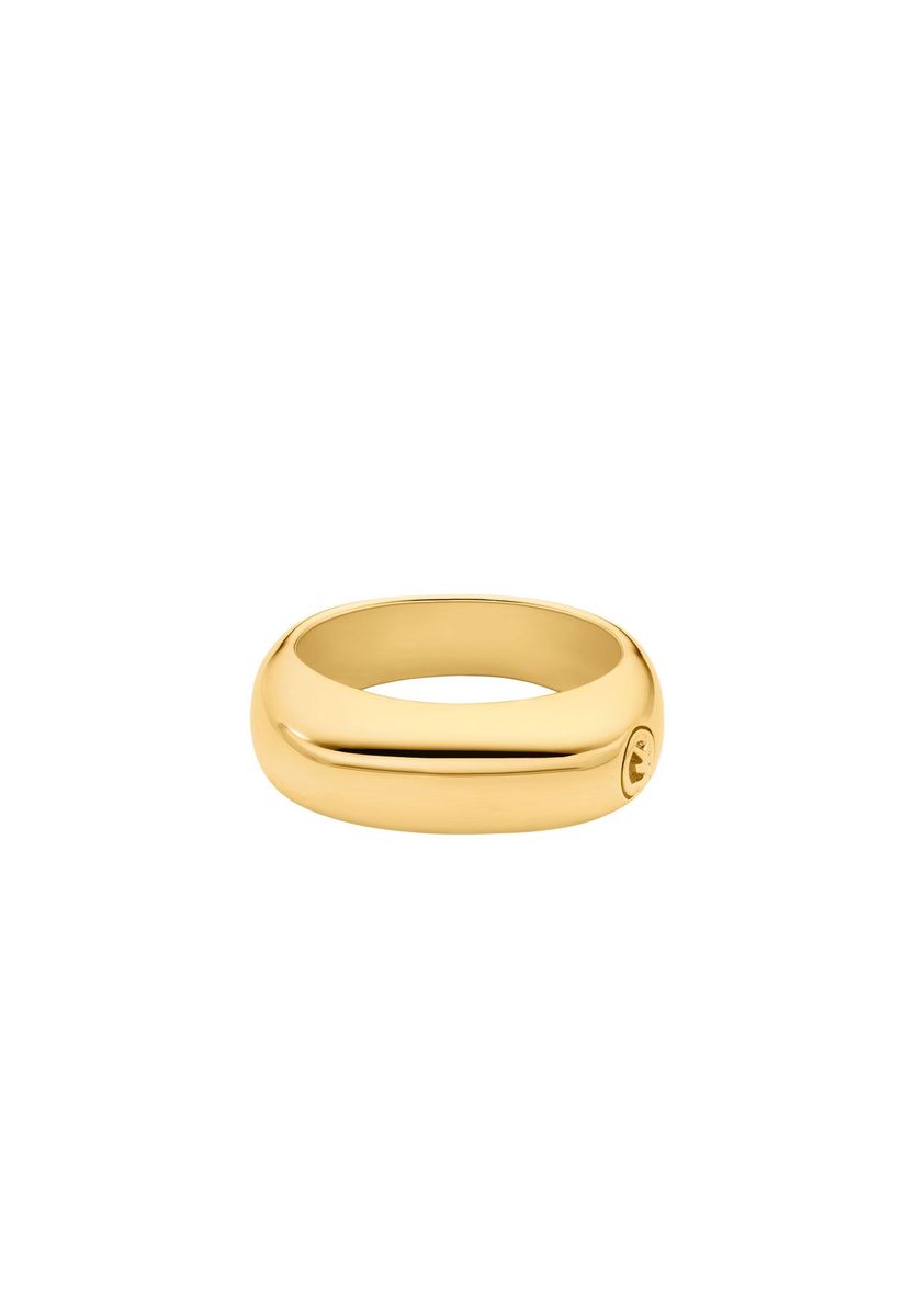 Minimalistischer Goldener Edelstahlring