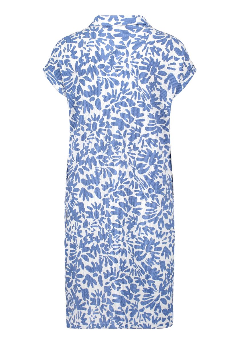 V-Ausschnitt Kleid mit Grafikprint