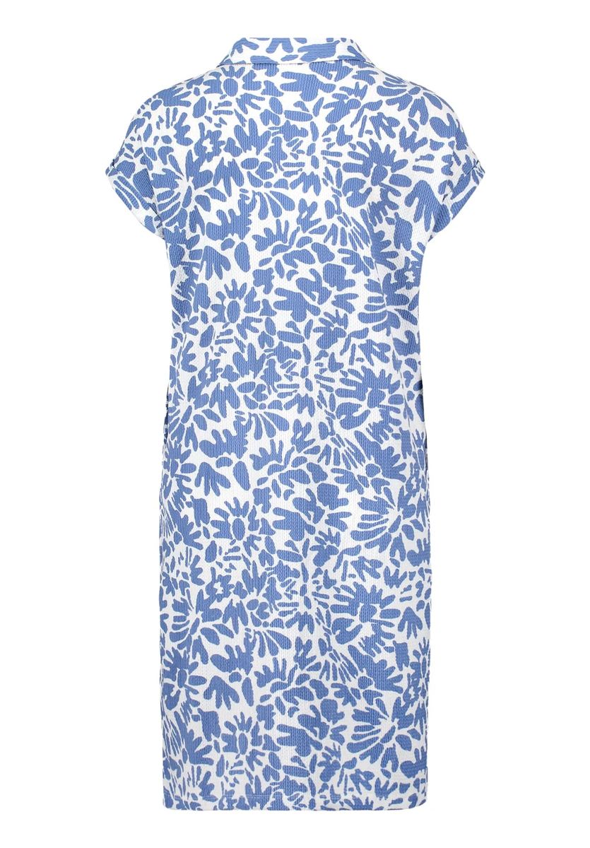 V-Ausschnitt Kleid mit Grafikprint