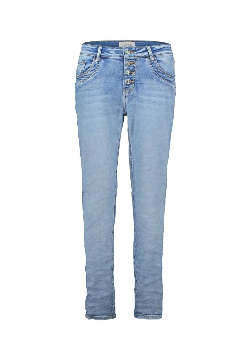 Lässige Boyfriend-Jeans in Vintage-Optik
