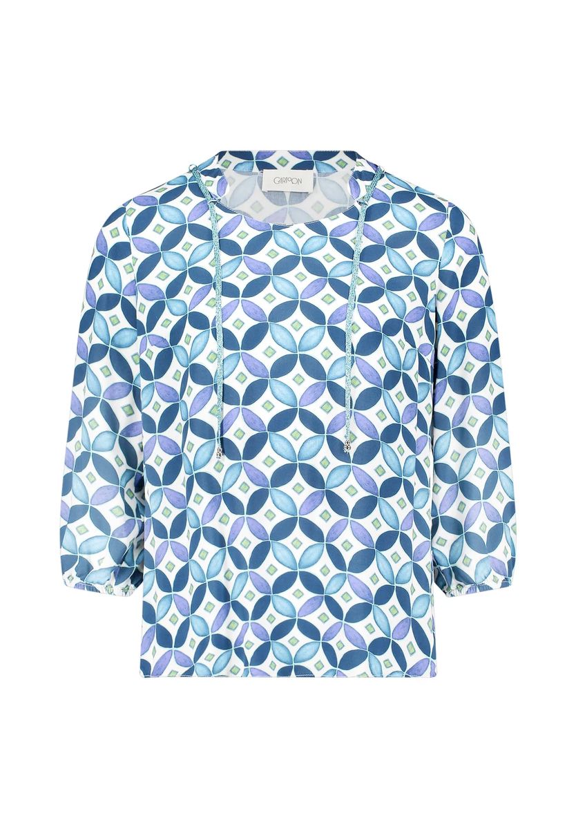 Blusenshirt mit grafischem Muster