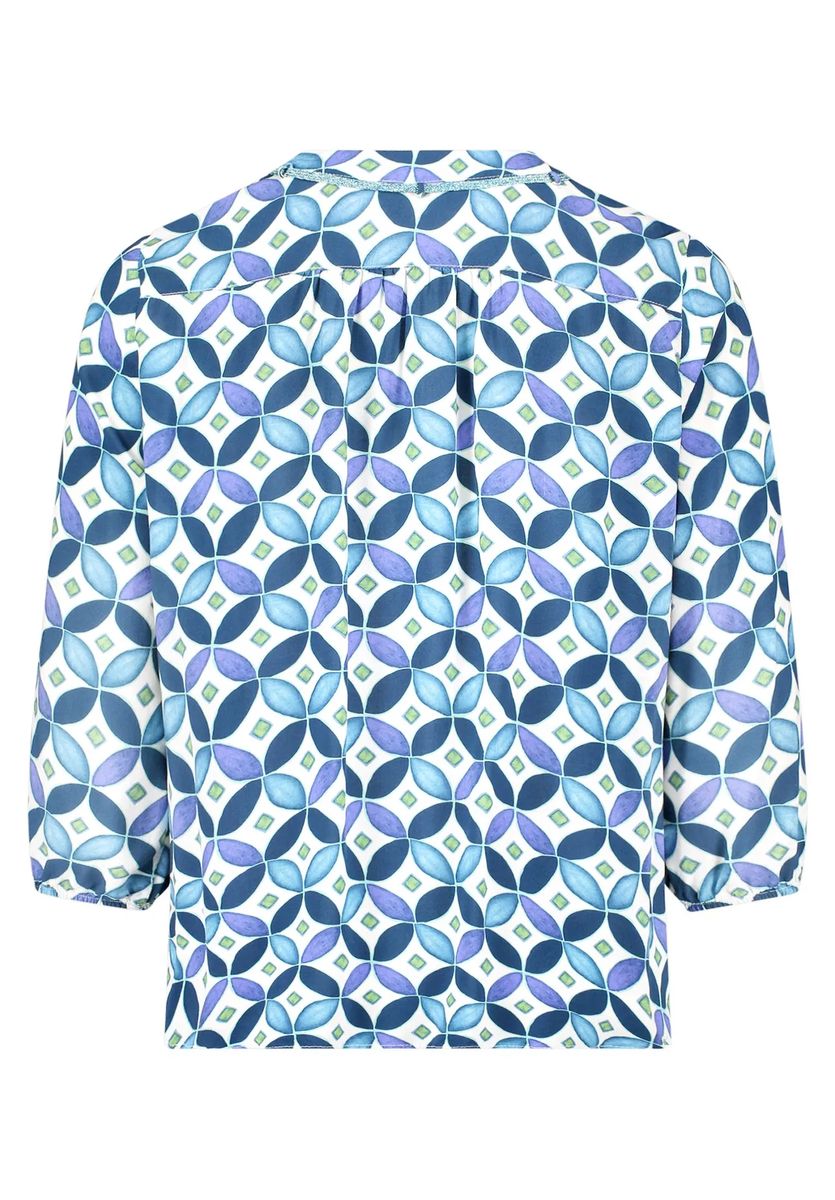 Blusenshirt mit grafischem Muster
