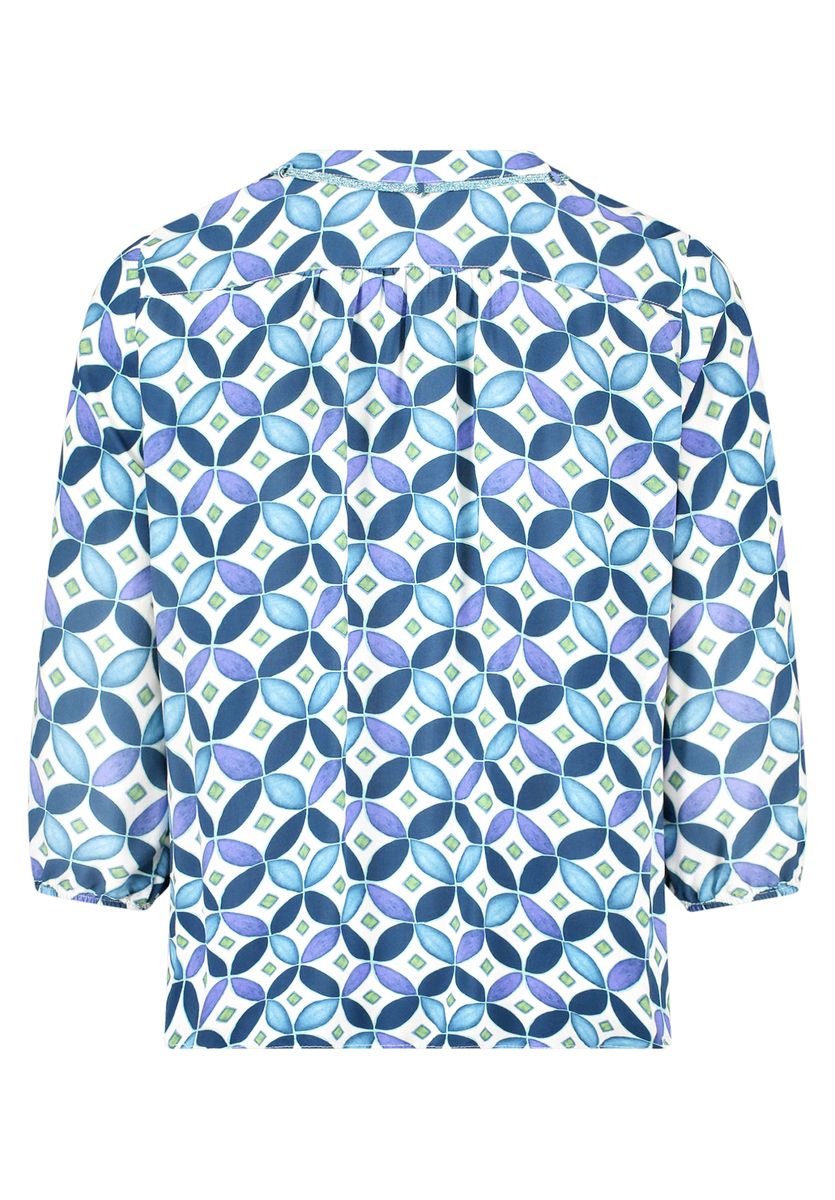 Blusenshirt mit grafischem Muster