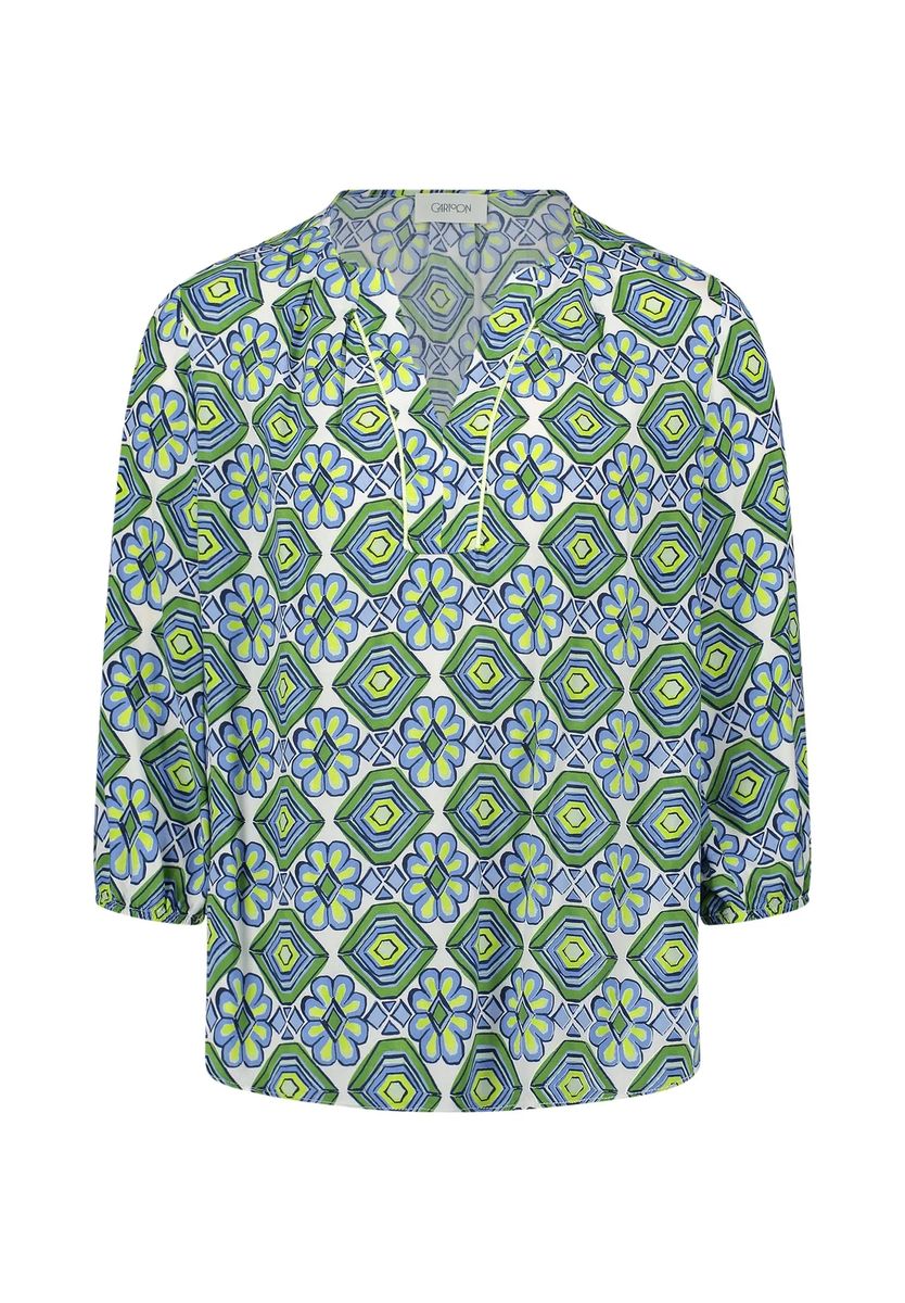 Bluse mit grafischem Muster