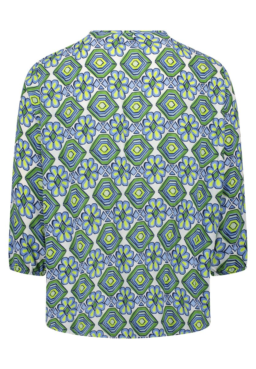 Bluse mit grafischem Muster