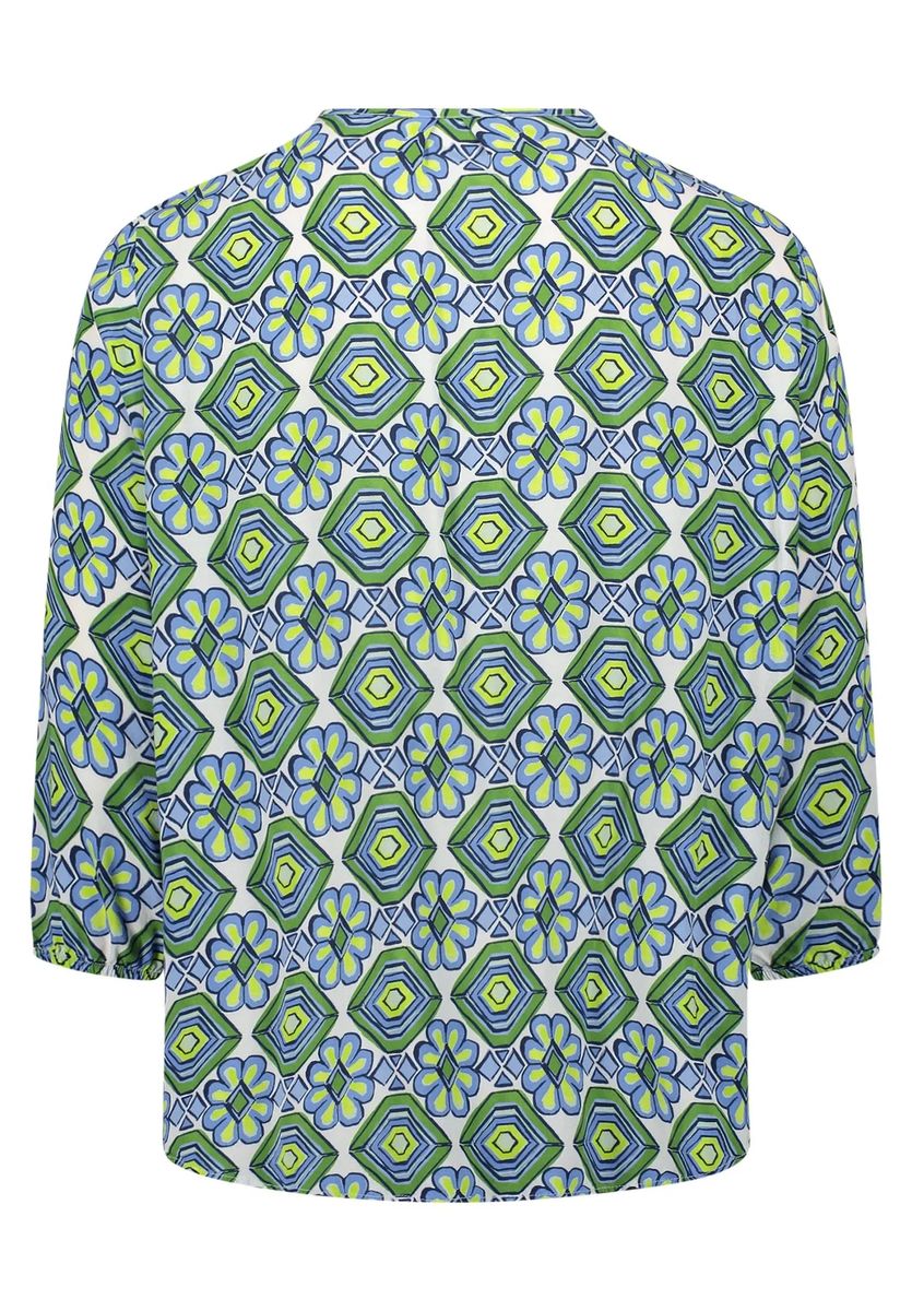 Bluse mit grafischem Muster