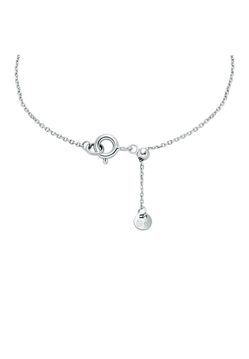 Rhodiniertes Sterlingsilber Diamant Armband