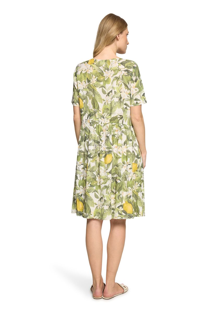 A-Linien Shirtkleid mit Zitronen-Print