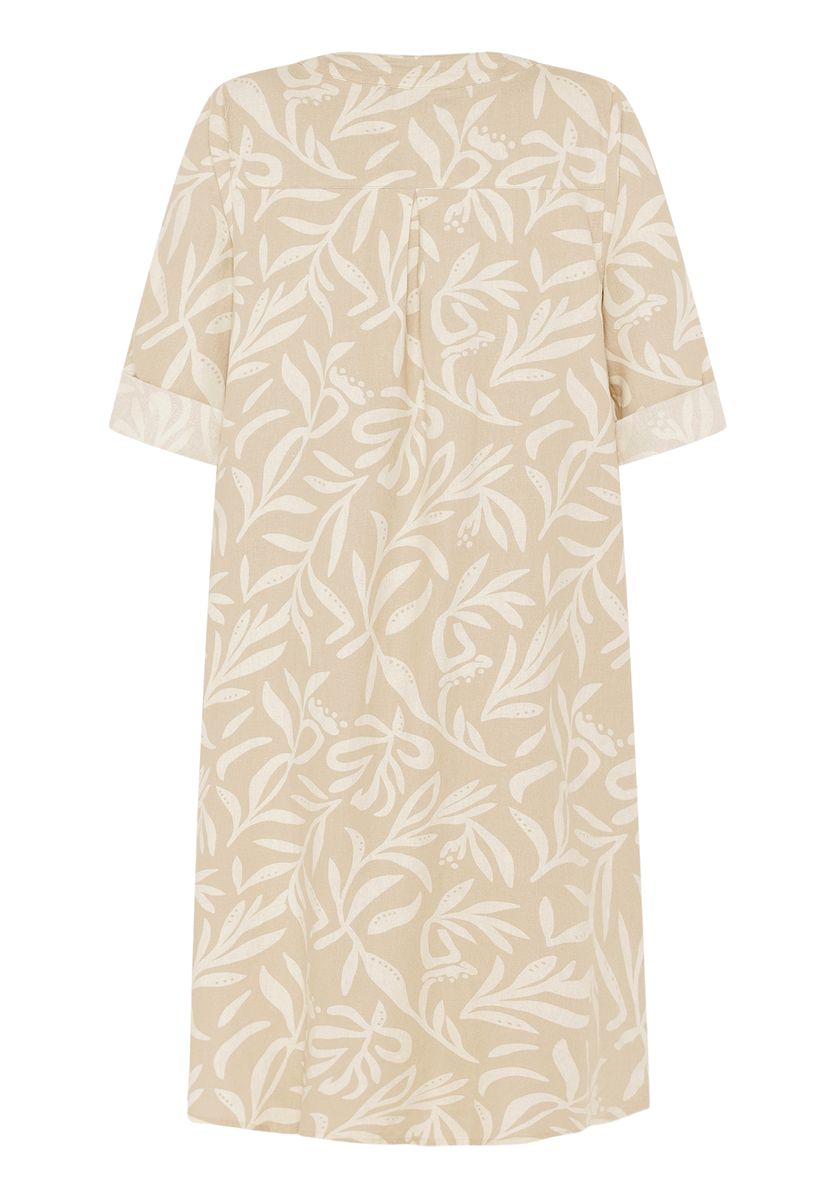Tunicakleid mit botanischem Print