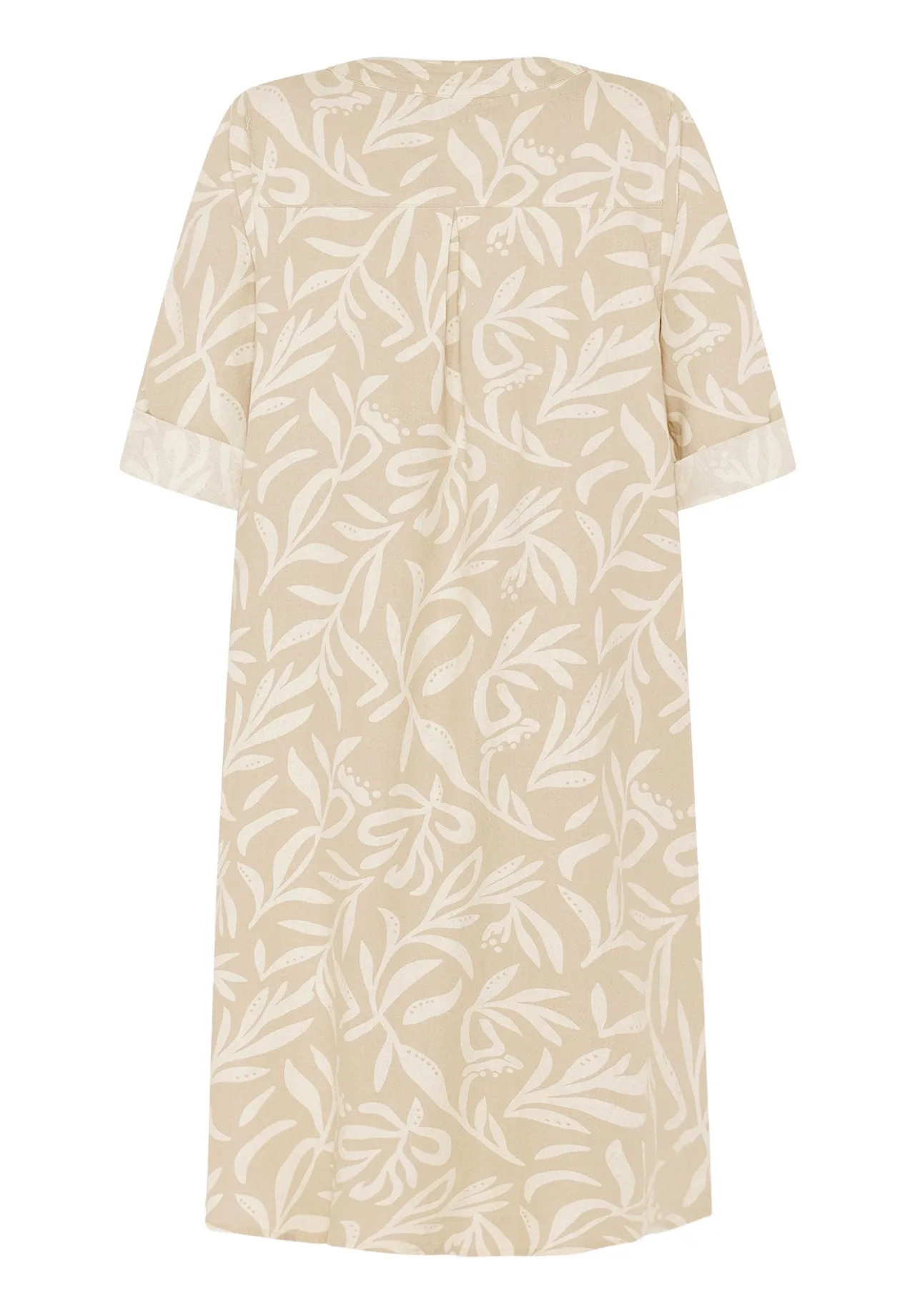 Tunicakleid mit botanischem Print