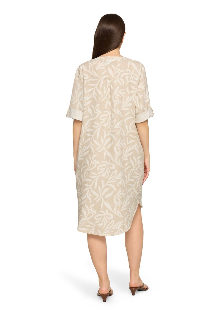 Tunicakleid mit botanischem Print