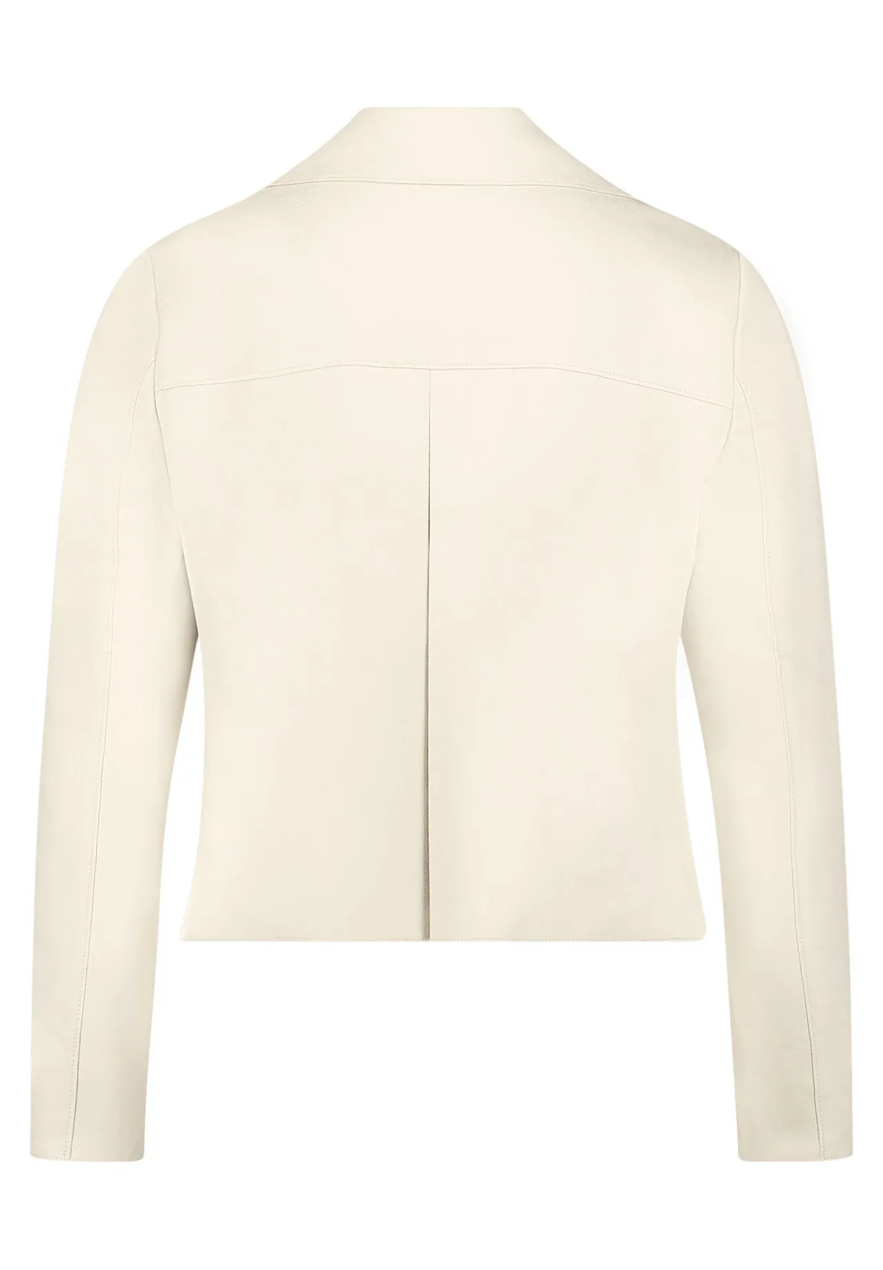 Kurz geschnittene offene Blazerjacke