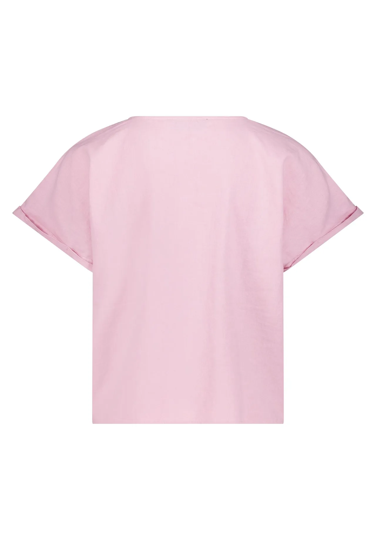 Lockere Bluse mit Schlitz-Ausschnitt