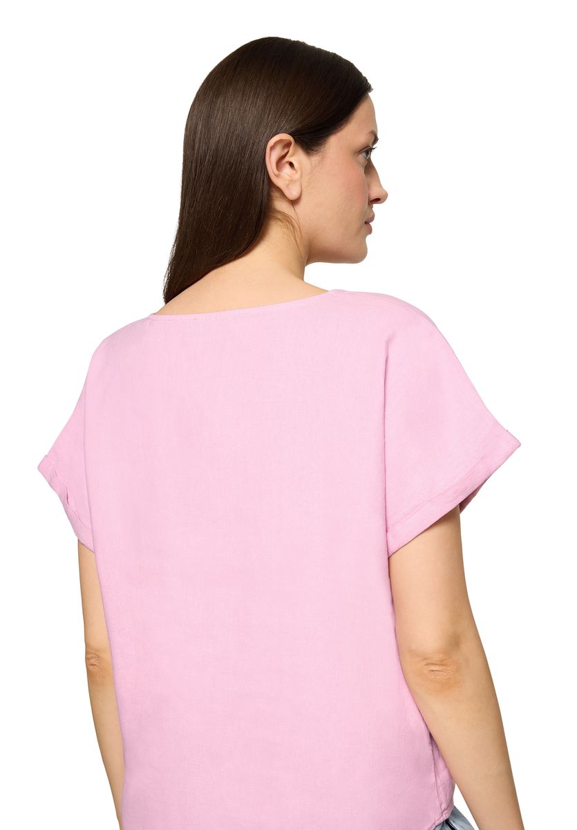 Lockere Bluse mit Schlitz-Ausschnitt