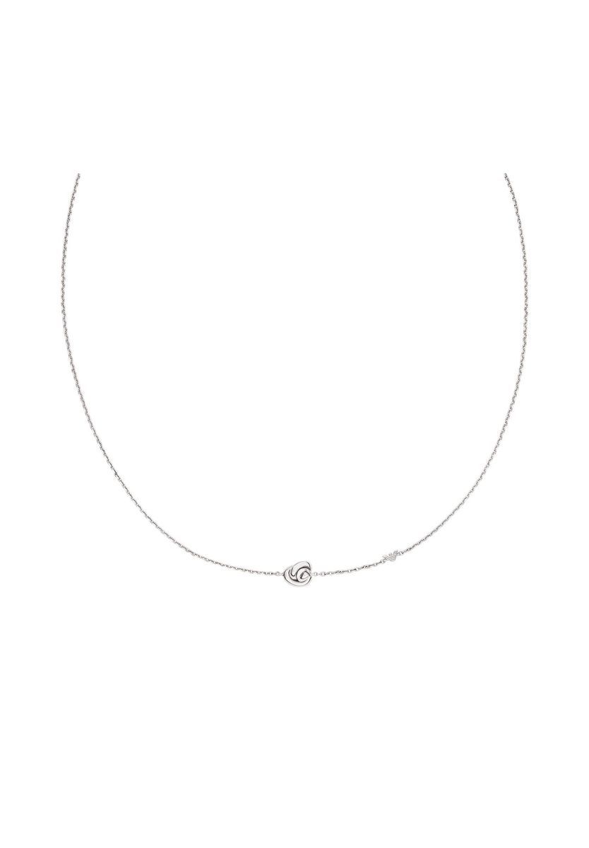 Halskette mit Knotenanhänger aus Sterlingsilber