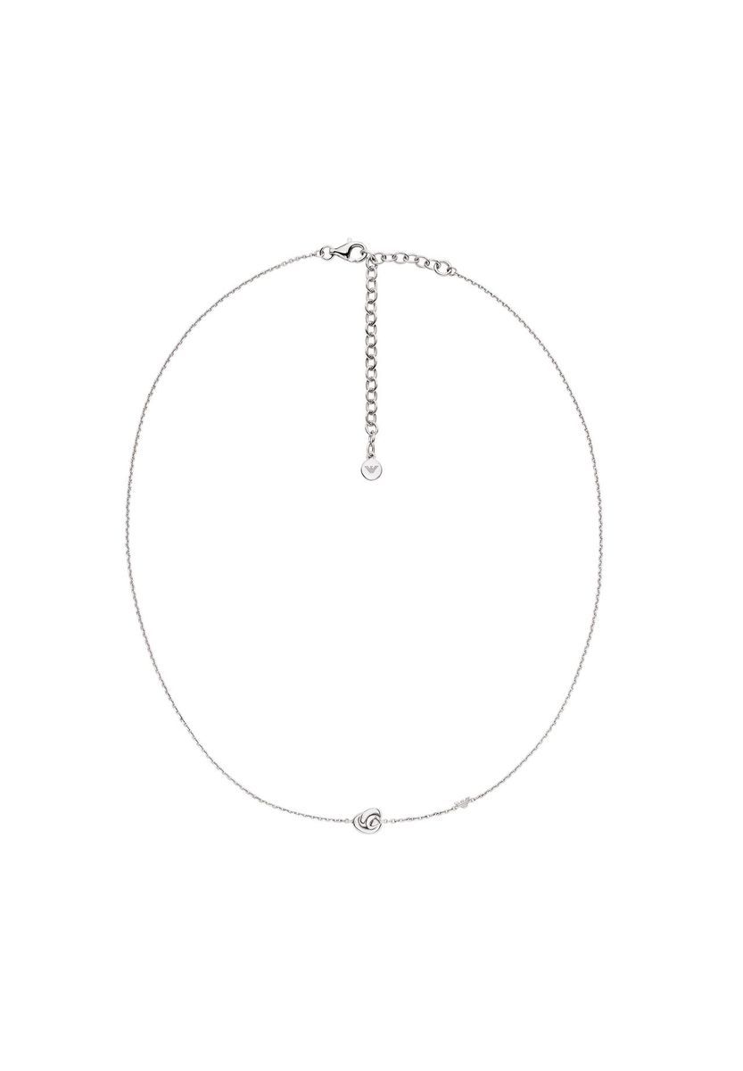 Halskette mit Knotenanhänger aus Sterlingsilber