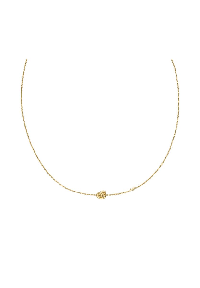 Zarte Halskette mit Liebesknoten-Anhänger