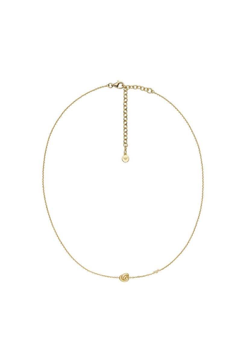 Zarte Halskette mit Liebesknoten-Anhänger