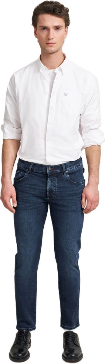 Five-Pocket Denim mit geradem Bein