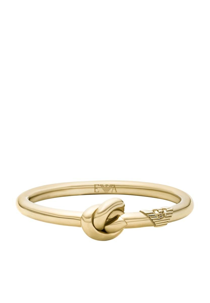 Goldener Ring mit Knoten-Design