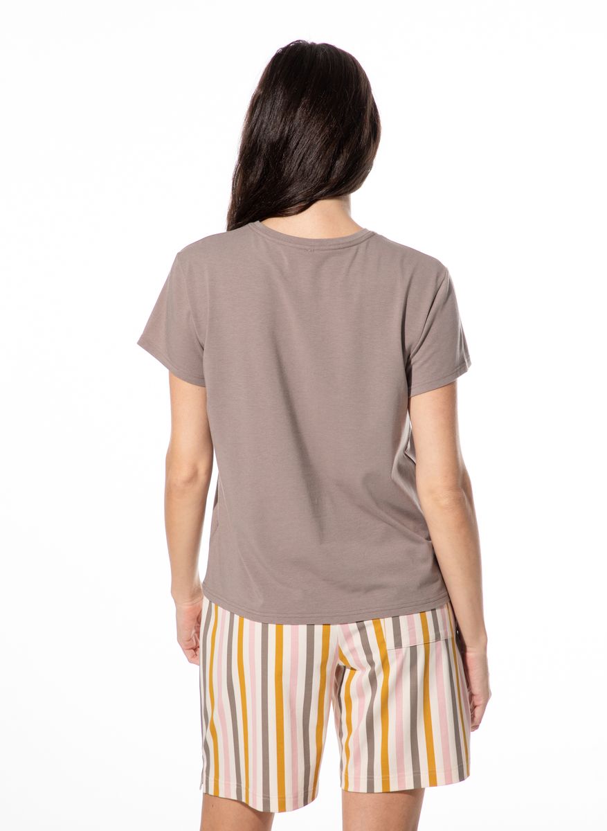 Schlafshirt mit Schmetterlingsmotiv