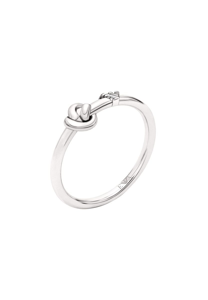 Silberner Liebesknoten Mode Ring