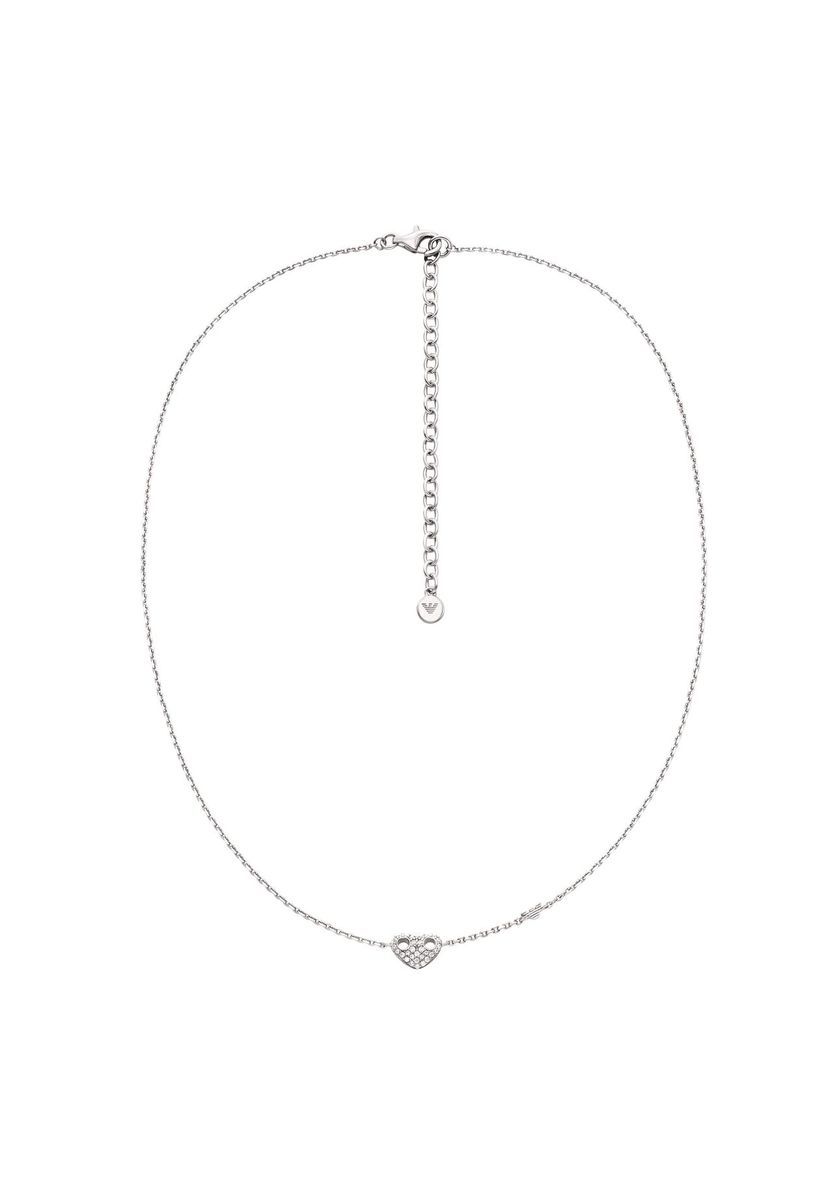 Halskette mit Herzanhänger aus Sterlingsilber