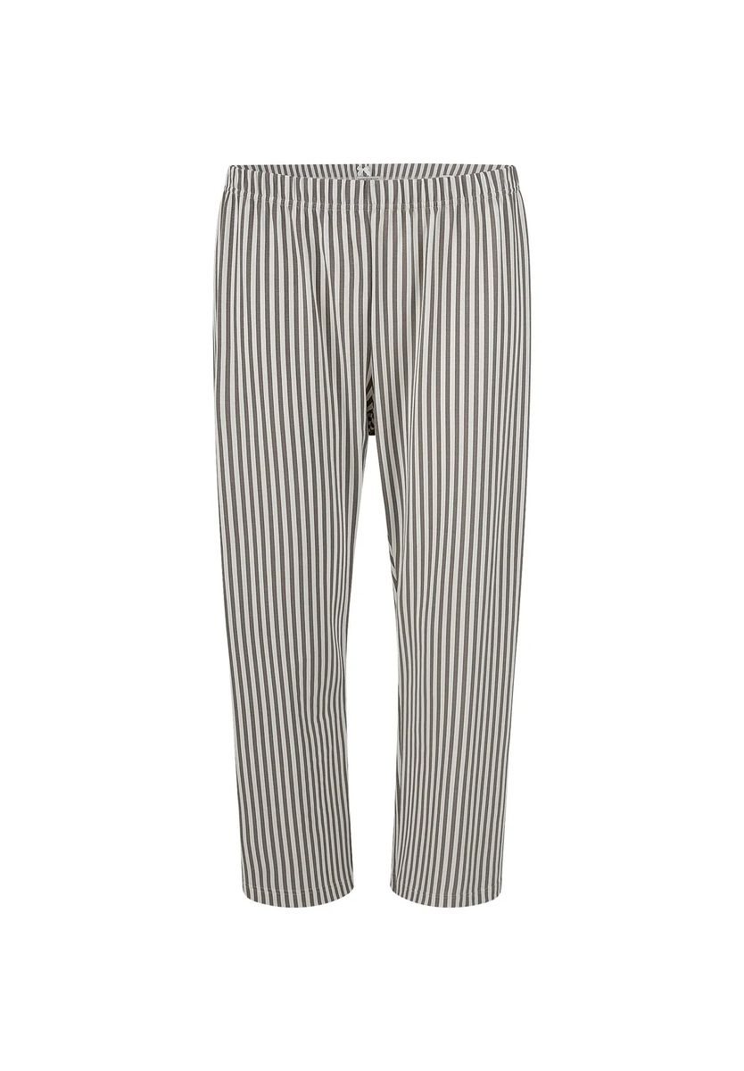 Gestreifte 7/8-Loungewear-Hose